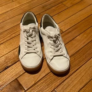 Dolce vita Zina plush black white silver shoes size 6